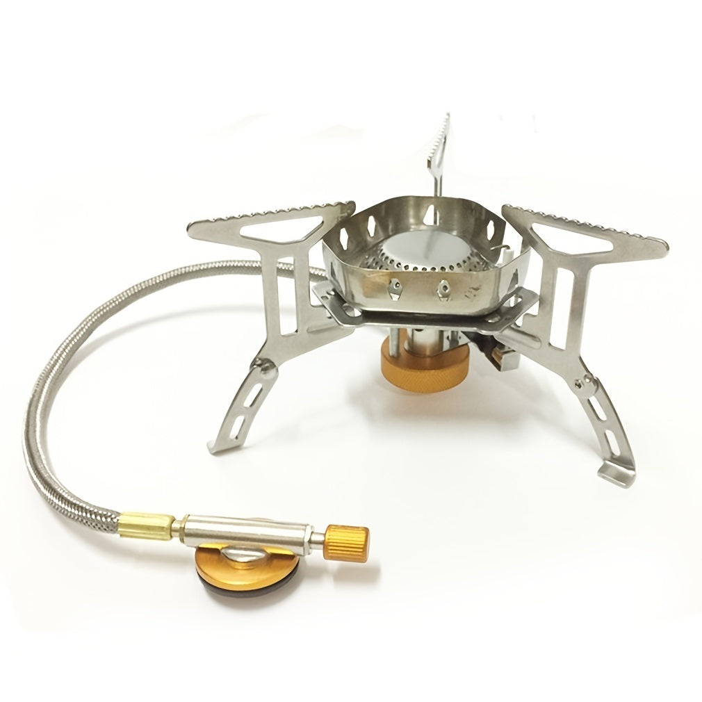 Outdoor Portable Stainless Steel Camping Windproof Gas Stove For Picnic